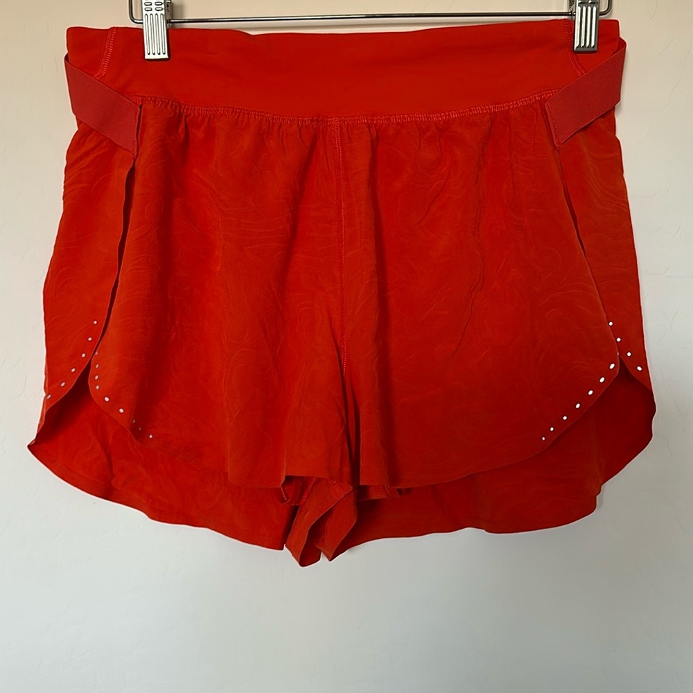lululemon athletica orange Athletic Shorts Lightweight Moisture-Wicking